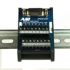 D-Sub Interface Module DIN Rail Mount 12-Pin Female by ASI -ELECTRICAL TOOLS Store asi cable connectors 11003 4f 1000