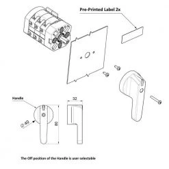 Single Phase Maintained Boat Lift Switch Kit for 1.5HP - 2HP Motors, Red Handle by ASI -ELECTRICAL TOOLS Store asi control stations p0202499s rh ekit 44 1000