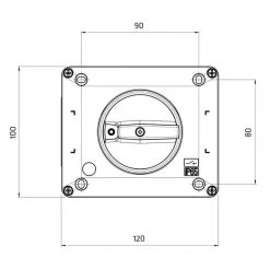 32 Amp Enclosed Disconnect Switch for Motor Control, 3-Phase, Lockable, 600-Volt, IP65 by ASI -ELECTRICAL TOOLS Store asi control stations sq025003bc10 4f 1000