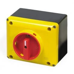 32 Amp Enclosed Disconnect Switch for Motor Control, 3-Phase, Lockable, 600-Volt, IP65 by ASI