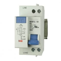 16 Amp 240Vac 1-Pole GFCI Circuit Breaker DIN Rail Mount by ASI
