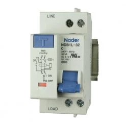 25 Amp 240-Volt 1 Pole GFCI Circuit Breaker DIN Rail Mount by ASI