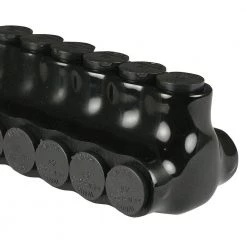 14-2 AWG Multi Tap Connector Insulated Dual Side Entry 5 Ports, Black by ASI -ELECTRICAL TOOLS Store asi wire connectors wire terminals aicd2 5 4f 1000