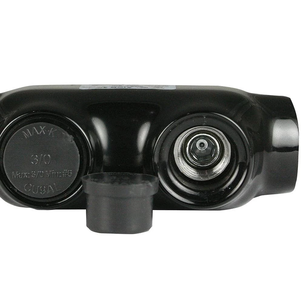 3/0-14 AWG Multi Tap Connector Insulated Inline Splice, Black by ASI 2 3/0-14 AWG Multi Tap Connector Insulated Inline Splice, Black by ASI - Image 2