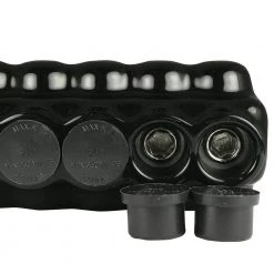 6 AWG - 250 MCM 600-Volt 6 Ports Multi Tap Connector, Insulated Single Sided Entry, Black by ASI 5 6 AWG - 250 MCM 600-Volt 6 Ports Multi Tap Connector, Insulated Single Sided Entry, Black by ASI -ELECTRICAL TOOLS Store asi wire connectors wire terminals aics250 6 4f 1000