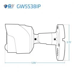 16-Channel 5MP 4TB NVR Security Camera System with 16 Wired Bullet Cameras 3.6 mm Fixed Lens 2-Way Audio, Spotlight by GW Security -ELECTRICAL TOOLS Store grey gw security wired security camera systems gw5538ip16 4t fa 1000