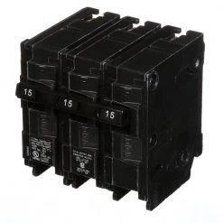15 Amp 3-Pole Type QP Plug-In Circuit Breaker by Siemens -ELECTRICAL TOOLS Store siemens 3 pole breakers q315 44 1000