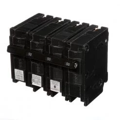 50 Amp Three-Pole Type QP Circuit Breaker with 120-Volt Shunt Trip by Siemens -ELECTRICAL TOOLS Store siemens 3 pole breakers q35000s01 44 1000