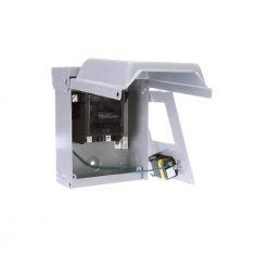 30 Amp Fusible AC Disconnect with 15 Amp GFCI Receptacle in a Steel Enclosure by Siemens -ELECTRICAL TOOLS Store siemens disconnects wf2030gfci fa 1000