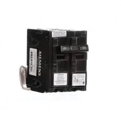 20 Amp 2-Wire Common Trip Switch Neutral Breaker by Siemens -ELECTRICAL TOOLS Store siemens double pole breakers qg220 44 1000