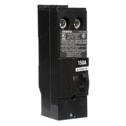 150 Amp Double-Pole Type QNH 22kA Reverse Handle Circuit Breaker by Siemens -ELECTRICAL TOOLS Store siemens double pole breakers qn2150rh 1f 1000