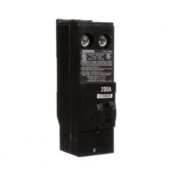 200 Amp Double-Pole 22kA Type QN Reverse Handle Circuit Breaker by Siemens -ELECTRICAL TOOLS Store siemens double pole breakers qn2200rh 4f 1000