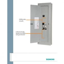 225 Amp 30-Space 42-Circuit Main Lug Generator Ready Load Center by Siemens 9 225 Amp 30-Space 42-Circuit Main Lug Generator Ready Load Center by Siemens -ELECTRICAL TOOLS Store siemens individual subpanels g3042l1225gen 4f 1000