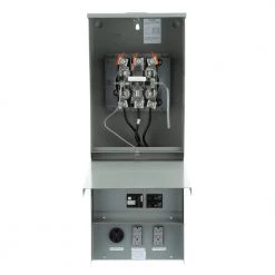 125 Amp Main Lug Top Feed Metered Ring 14-50 Receptacle with GFCI Breaker by Siemens