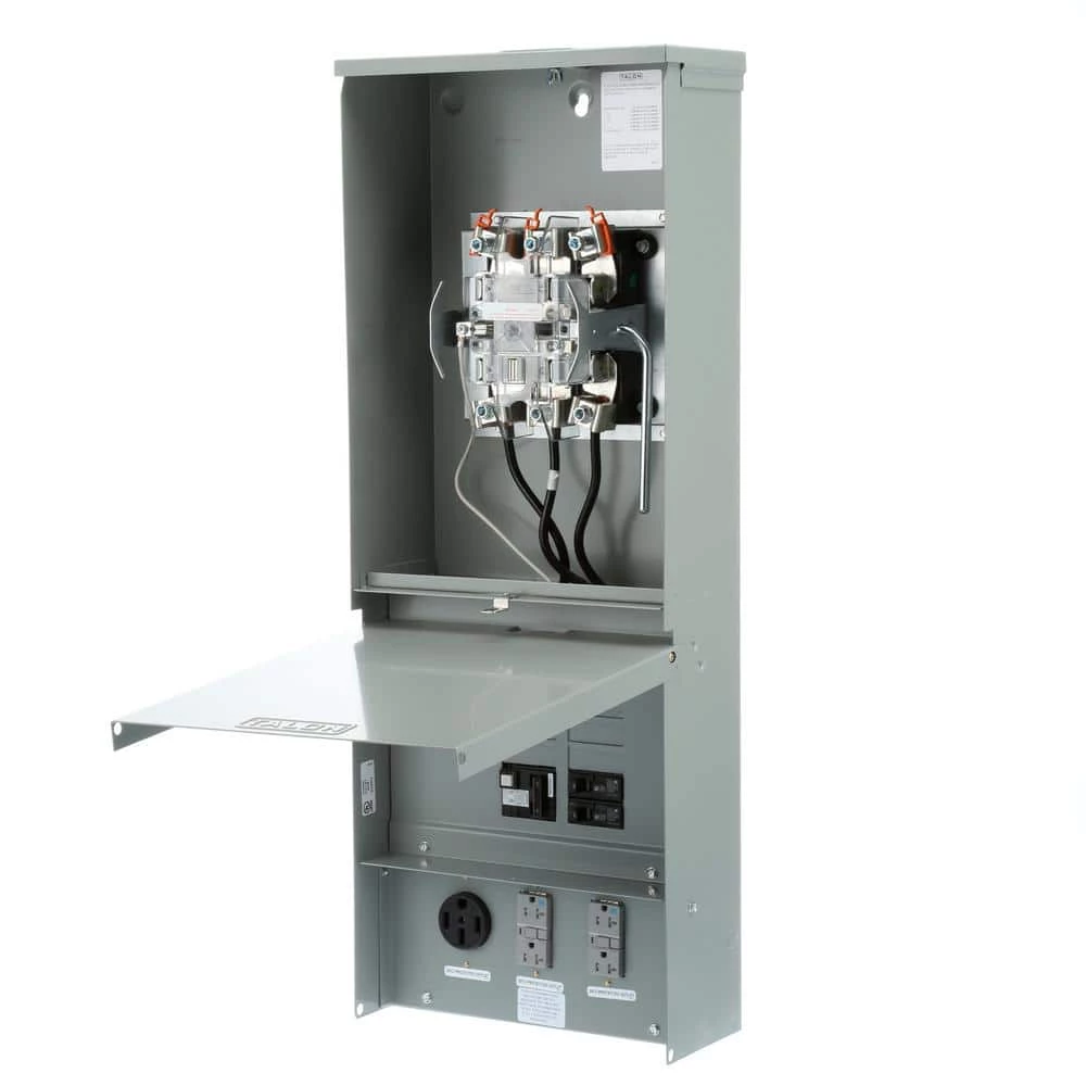 125 Amp Main Lug Top Feed Metered Ring 14-50 Receptacle with GFCI Breaker by Siemens 2 125 Amp Main Lug Top Feed Metered Ring 14-50 Receptacle with GFCI Breaker by Siemens - Image 2