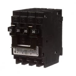 Quadplex Two Double Pole 30 Amp Outside Two Double Pole 20 Amp Inside Circuit Breaker by Siemens