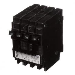 Quadplex One Outer 50 Amp Double-Pole and One Inner 30 Amp Double-Pole-Circuit Breaker by Siemens -ELECTRICAL TOOLS Store siemens quad breakers q23050ct2u 44 1000