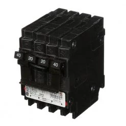 20 Amp Double-Pole and 40 Amp Double-Pole Type QT Quad Circuit Breaker by Siemens -ELECTRICAL TOOLS Store siemens quad breakers q24020ct2 44 1000
