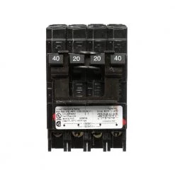 20 Amp Double-Pole and 40 Amp Double-Pole Type QT Quad Circuit Breaker by Siemens