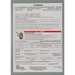 General Duty Double Throw 100 Amp 240-Volt 2-Pole Outdoor Non-Fusible Safety Switch by Siemens -ELECTRICAL TOOLS Store siemens safety switches dtgnf223nr 4f 1000