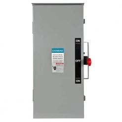 General Duty Double Throw 100 Amp 240-Volt 2-Pole Outdoor Non-Fusible Safety Switch by Siemens