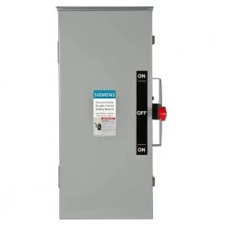 General Duty Double Throw 100 Amp 240-Volt 3-Pole Outdoor Non-Fusible Safety Switch by Siemens