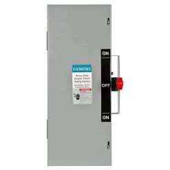 Double Throw 30 Amp 240-Volt 3-Pole Indoor Non-Fusible Safety Switch by Siemens