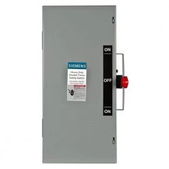 Double Throw 60 Amp 240-Volt 3-Pole Indoor Non-Fusible Safety Switch by Siemens