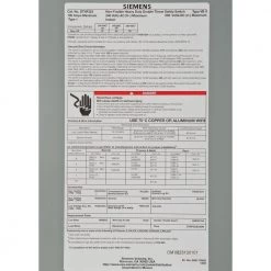 Double Throw 100 Amp 240-Volt 3-Pole Indoor Non-Fusible Safety Switch by Siemens 5 Double Throw 100 Amp 240-Volt 3-Pole Indoor Non-Fusible Safety Switch by Siemens -ELECTRICAL TOOLS Store siemens safety switches dtnf323 4f 1000