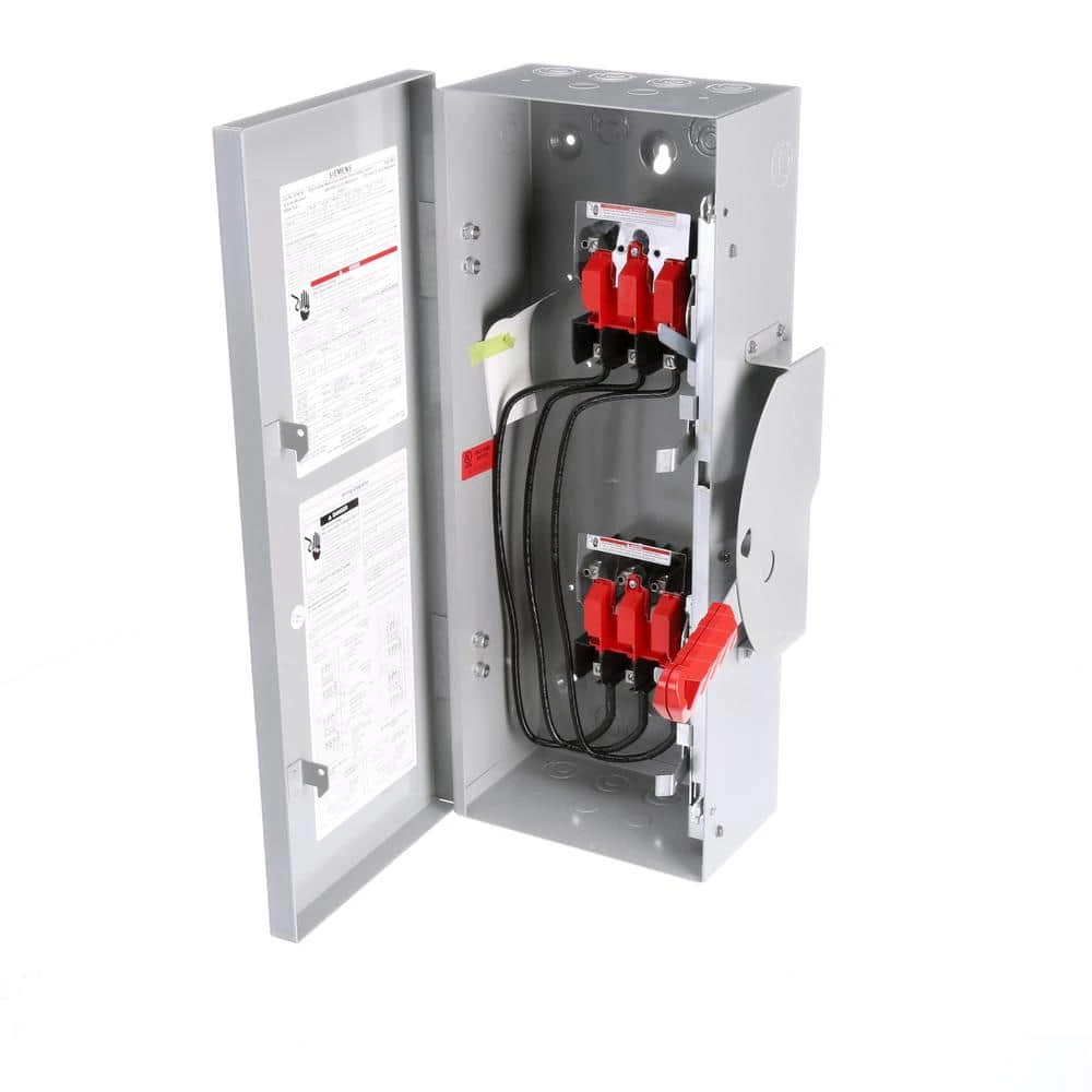 Double Throw 30 Amp 600-Volt 3-Pole Indoor Non-Fusible Safety Switch by Siemens 5 Double Throw 30 Amp 600-Volt 3-Pole Indoor Non-Fusible Safety Switch by Siemens - Image 5