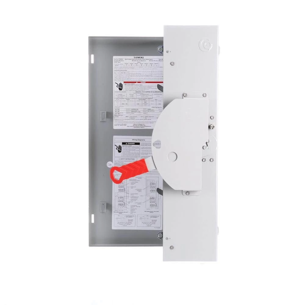 Double Throw 30 Amp 600-Volt 3-Pole Indoor Non-Fusible Safety Switch by Siemens 2 Double Throw 30 Amp 600-Volt 3-Pole Indoor Non-Fusible Safety Switch by Siemens - Image 2