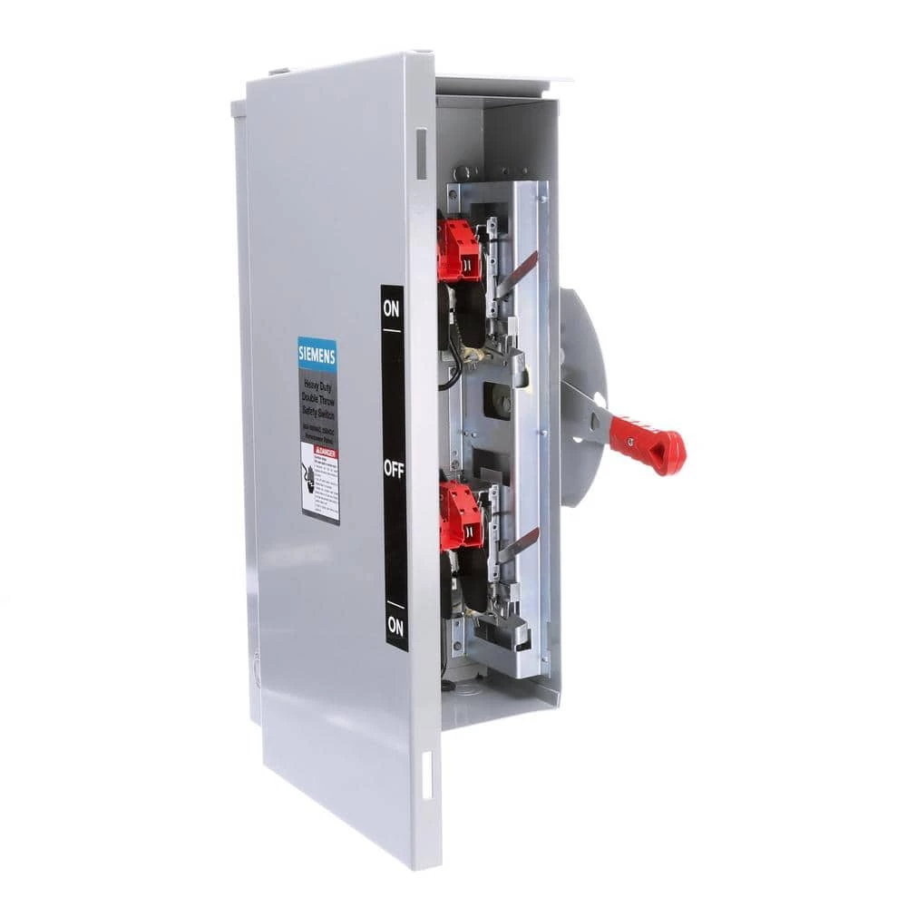 Double Throw 60 Amp 600-Volt 3-Pole Outdoor Non-Fusible Safety Switch by Siemens 4 Double Throw 60 Amp 600-Volt 3-Pole Outdoor Non-Fusible Safety Switch by Siemens - Image 4