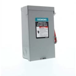 General Duty 30 Amp 2-Pole 3-Wire 240-Volt Fusible Indoor Safety Switch by Siemens -ELECTRICAL TOOLS Store siemens safety switches gf221na 1f 1000