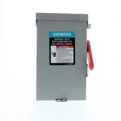General Duty 30 Amp 2-Pole 3-Wire 240-Volt Fusible Indoor Safety Switch by Siemens