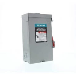 General Duty 30 Amp 2-Pole 3-Wire 240-Volt Fusible Outdoor Safety Switch by Siemens -ELECTRICAL TOOLS Store siemens safety switches gf221nra 1f 1000
