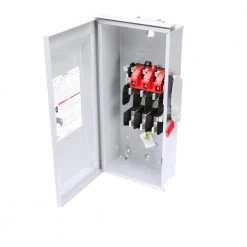 General Duty 100 Amp Triple Pole 240-Volt Outdoor Fusible Safety Switch with Neutral by Siemens -ELECTRICAL TOOLS Store siemens safety switches gf323nr 44 1000