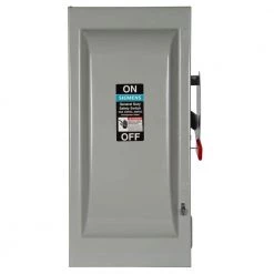 General Duty 100 Amp Triple Pole 240-Volt Outdoor Fusible Safety Switch with Neutral by Siemens