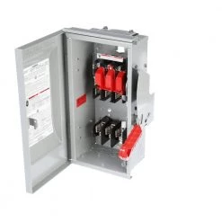 Heavy Duty 30 Amp 600-Volt 3-Pole Outdoor Fusible Safety Switch with Neutral by Siemens -ELECTRICAL TOOLS Store siemens safety switches hf361nr 44 1000