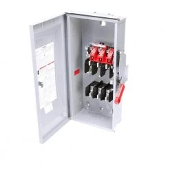 Heavy Duty 100 Amp 600-Volt 3-Pole Outdoor Fusible Safety Switch with Neutral by Siemens -ELECTRICAL TOOLS Store siemens safety switches hf363nr 44 1000