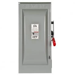 Heavy Duty 100 Amp 600-Volt 3-Pole Outdoor Fusible Safety Switch with Neutral by Siemens