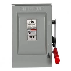 Heavy Duty 30 Amp 600-Volt 3-Pole Outdoor Non-Fusible Safety Switch by Siemens