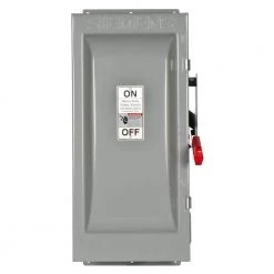 Heavy Duty 100 Amp 600-Volt 3-Pole Type 12 Non-Fusible Safety Switch by Siemens