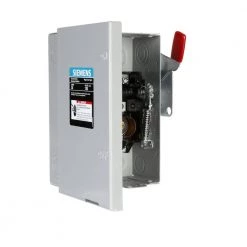 General Duty 30 Amp 240-Volt 1-Pole Fusible Safety Switch with Neutral by Siemens -ELECTRICAL TOOLS Store siemens safety switches lf111n 1f 1000