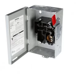 General Duty 30 Amp 240-Volt 1-Pole Fusible Safety Switch with Neutral by Siemens -ELECTRICAL TOOLS Store siemens safety switches lf111n 44 1000