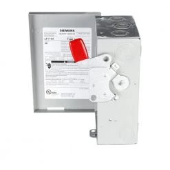 General Duty 30 Amp 240-Volt 1-Pole Fusible Safety Switch with Neutral by Siemens -ELECTRICAL TOOLS Store siemens safety switches lf111n fa 1000