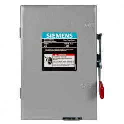General Duty 30 Amp Single Pole Fusible Indoor Safety Switch with Neutral by Siemens