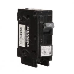 20 Amp 1-Pole 65 kA Type HQP Circuit Breaker by Siemens -ELECTRICAL TOOLS Store siemens single pole breakers q120hh 1f 1000