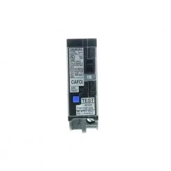 15 Amp 1-Pole Combination AFCI Plug-On Neutral Circuit Breaker by Siemens