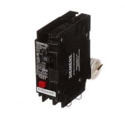 15 Amp Single-Pole Type QE Ground Fault Equipment Protection Circuit Breaker by Siemens -ELECTRICAL TOOLS Store siemens single pole breakers qe115 44 1000