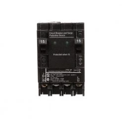 15 Amp Single-Pole Type QP Surge Protection Circuit Breaker by Siemens
